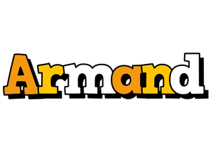 Armand cartoon logo