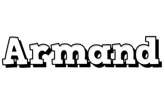 Armand snowing logo