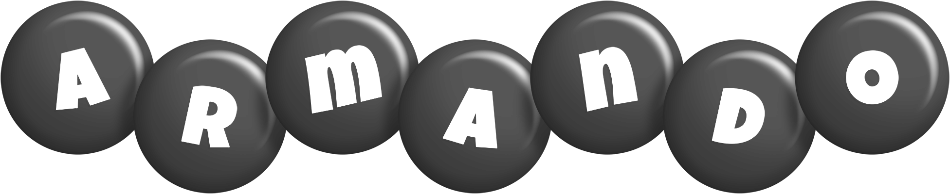 Armando candy-black logo