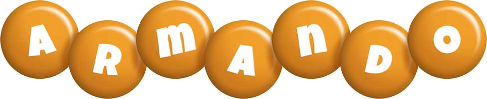 Armando candy-orange logo