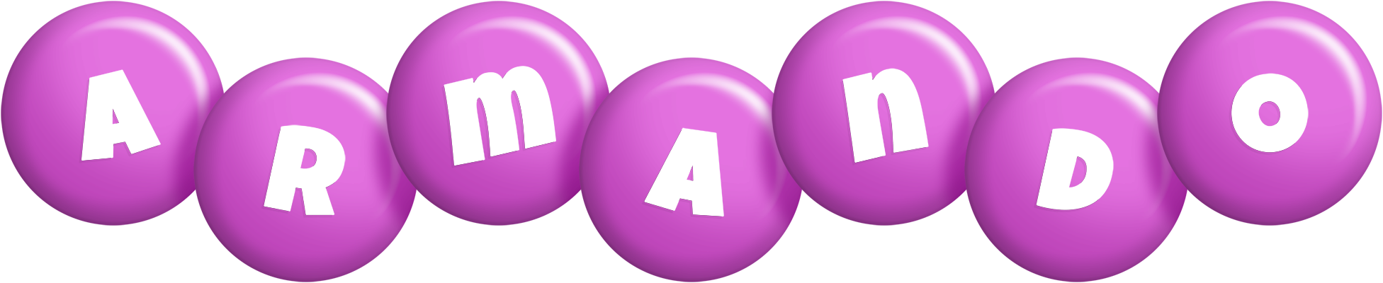 Armando candy-purple logo