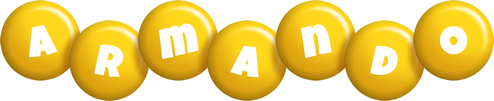 Armando candy-yellow logo