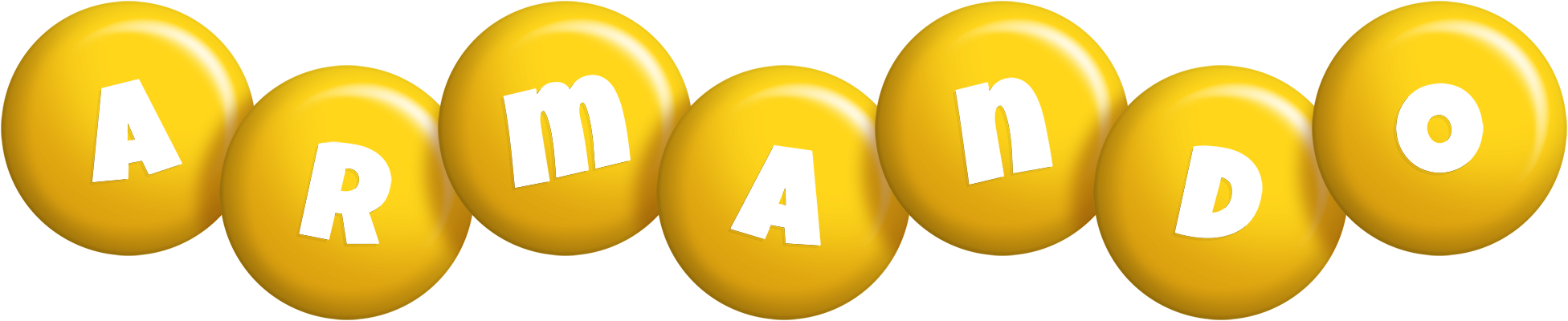 Armando candy-yellow logo