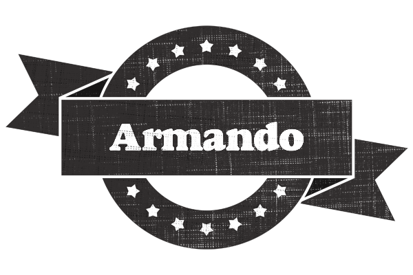 Armando grunge logo