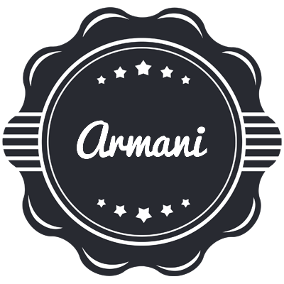 Armani badge logo