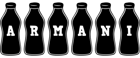 Armani bottle logo