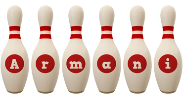 Armani bowling-pin logo