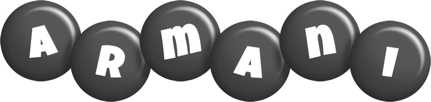 Armani candy-black logo