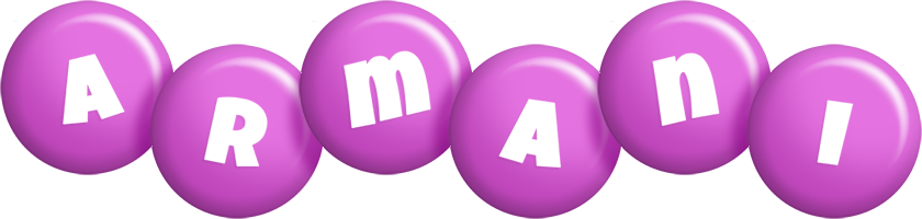 Armani candy-purple logo