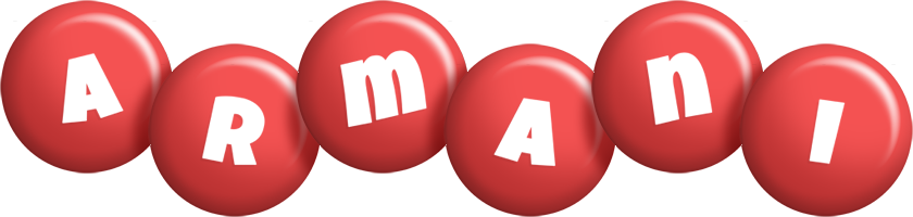 Armani candy-red logo