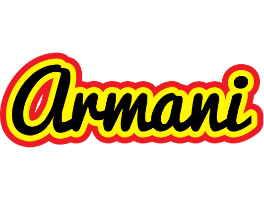 Armani flaming logo