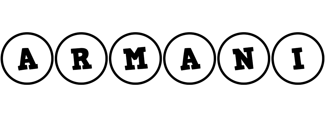 Armani handy logo