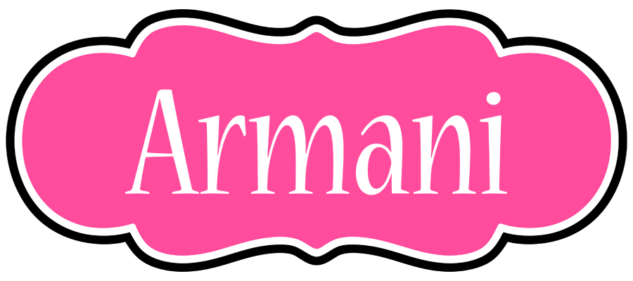 Armani invitation logo