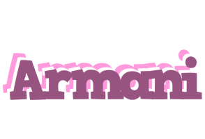 Armani relaxing logo