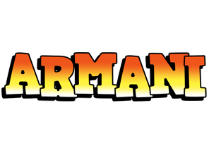 Armani sunset logo
