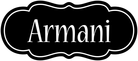 Armani welcome logo