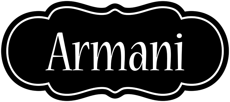 Armani welcome logo