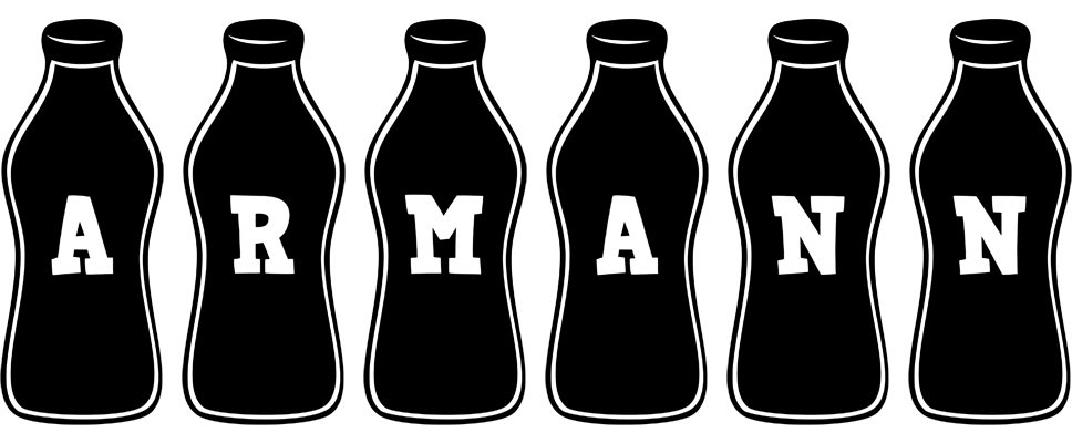 Armann bottle logo