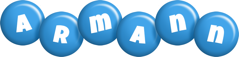 Armann candy-blue logo