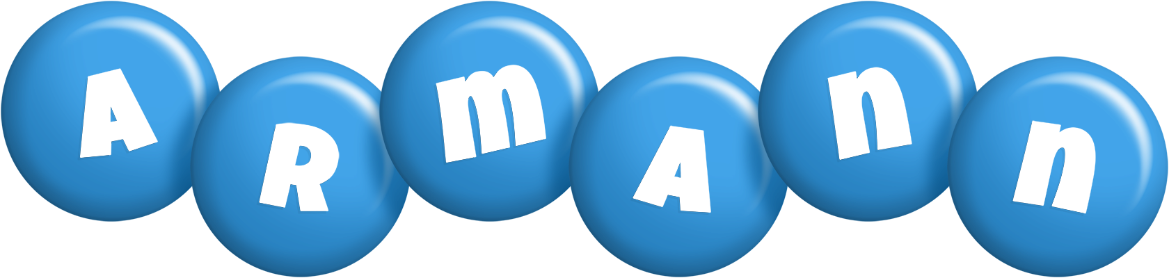 Armann candy-blue logo