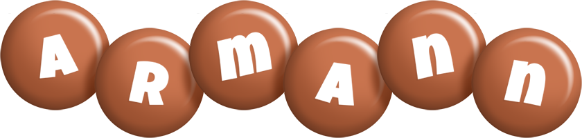 Armann candy-brown logo