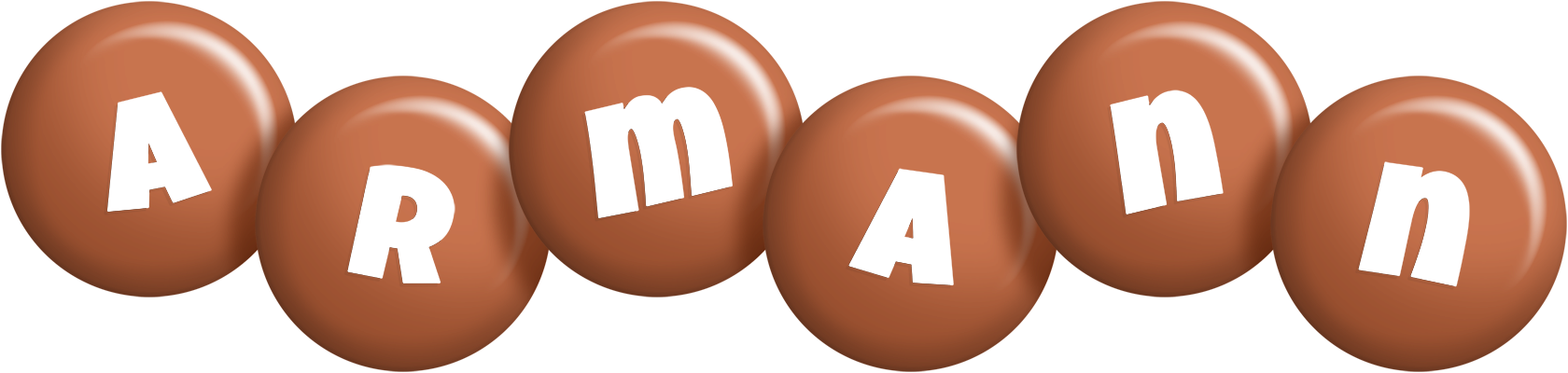 Armann candy-brown logo