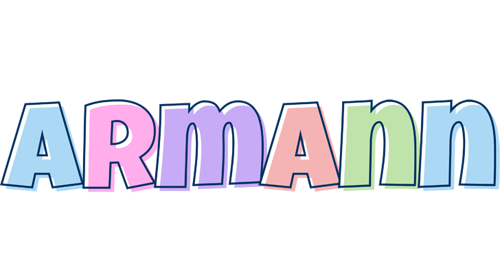 Armann pastel logo
