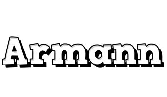 Armann snowing logo