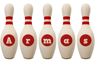 Armas bowling-pin logo