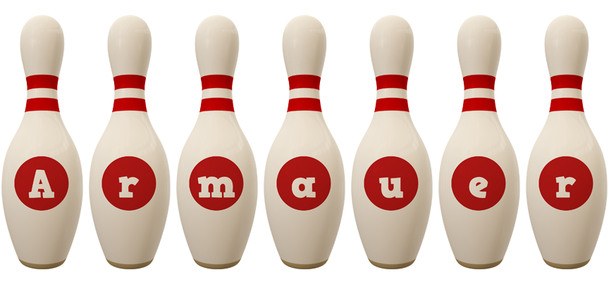 Armauer bowling-pin logo