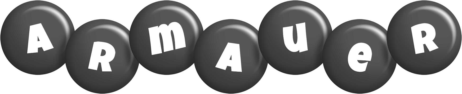 Armauer candy-black logo