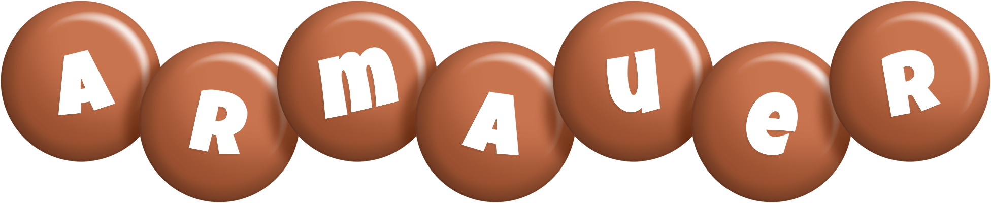 Armauer candy-brown logo
