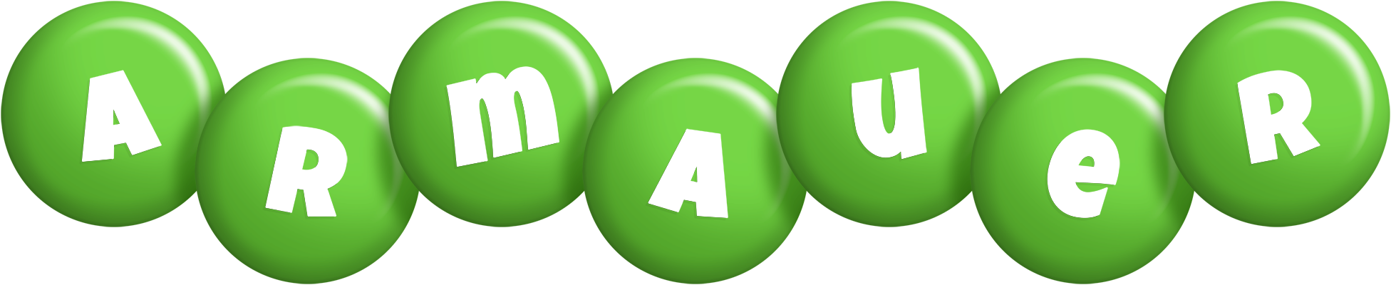 Armauer candy-green logo