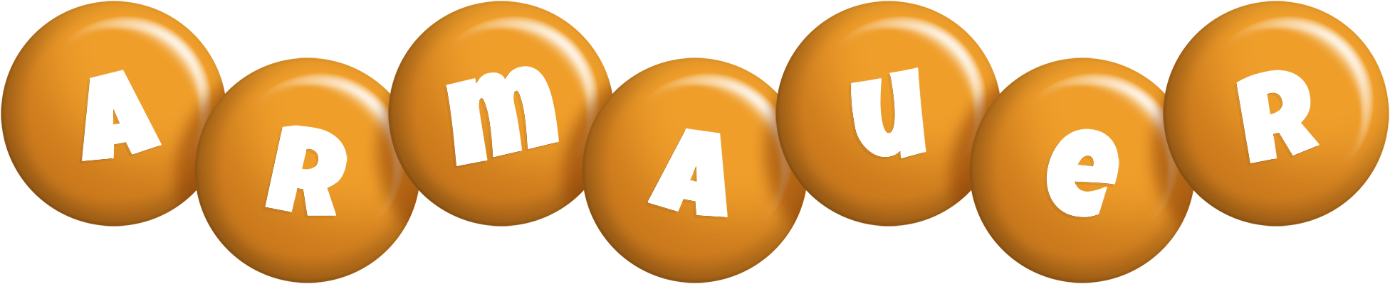 Armauer candy-orange logo