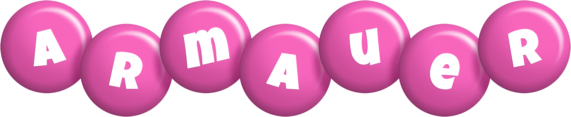 Armauer candy-pink logo