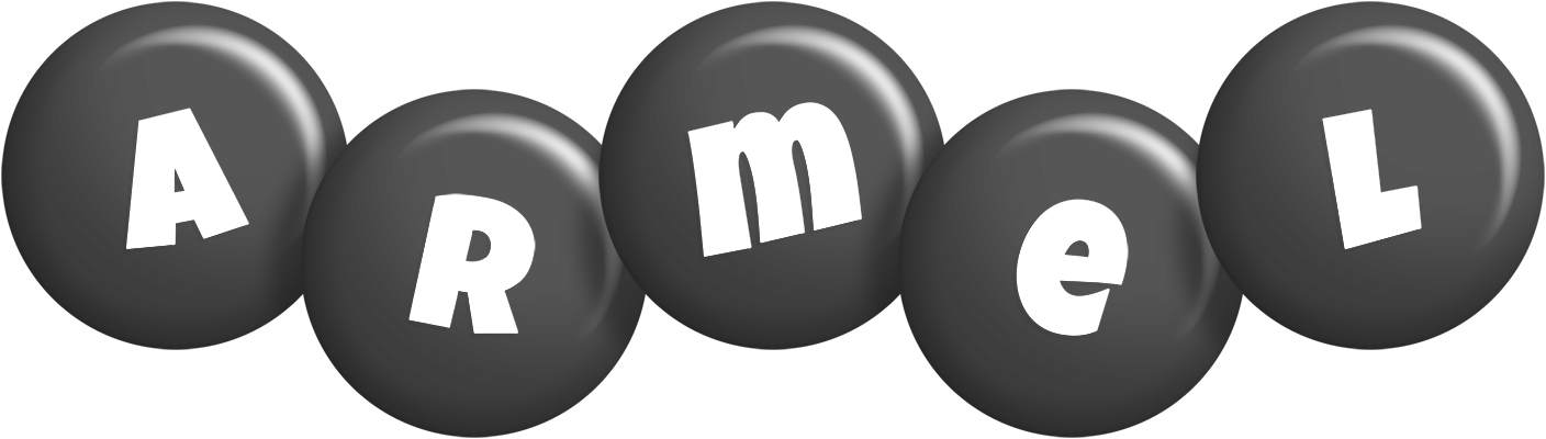 Armel candy-black logo