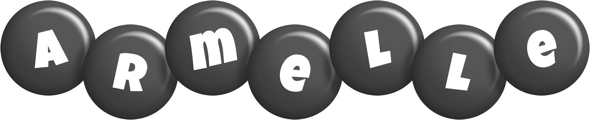 Armelle candy-black logo