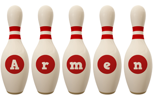 Armen bowling-pin logo
