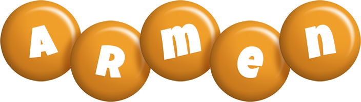 Armen candy-orange logo