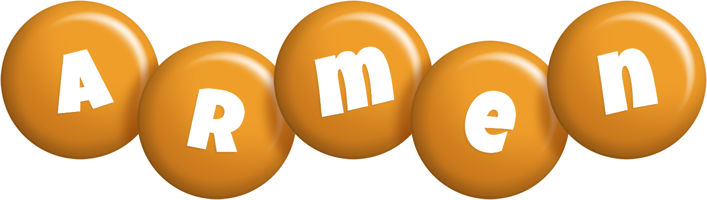 Armen candy-orange logo