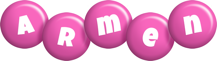 Armen candy-pink logo