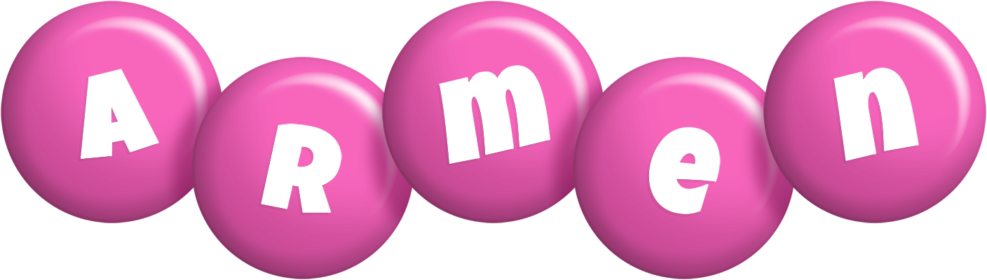Armen candy-pink logo