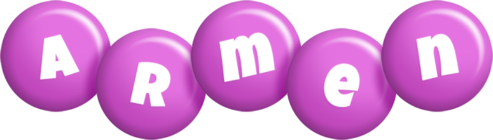 Armen candy-purple logo
