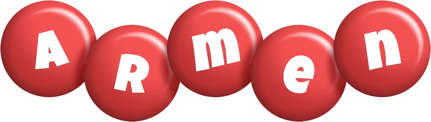 Armen candy-red logo