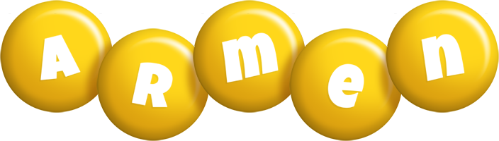 Armen candy-yellow logo