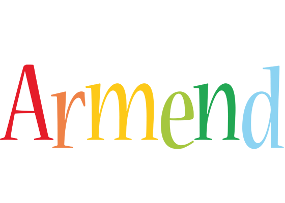 Armend birthday logo