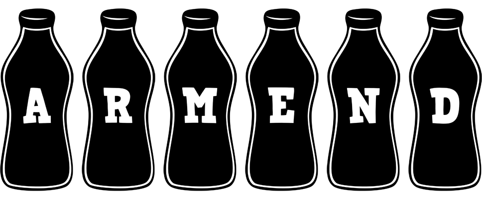 Armend bottle logo
