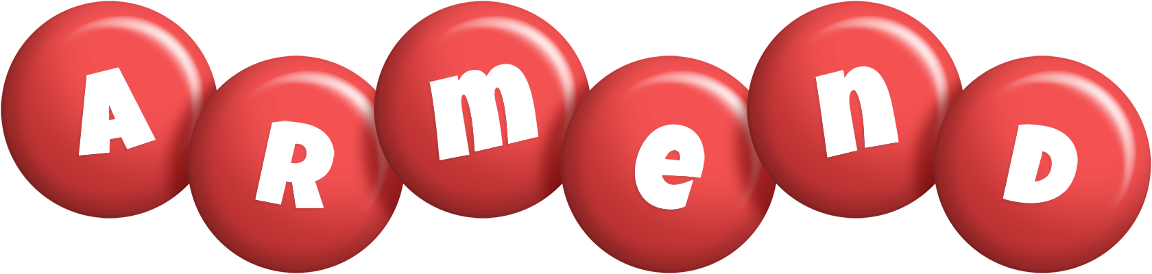 Armend candy-red logo
