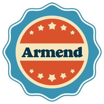 Armend labels logo