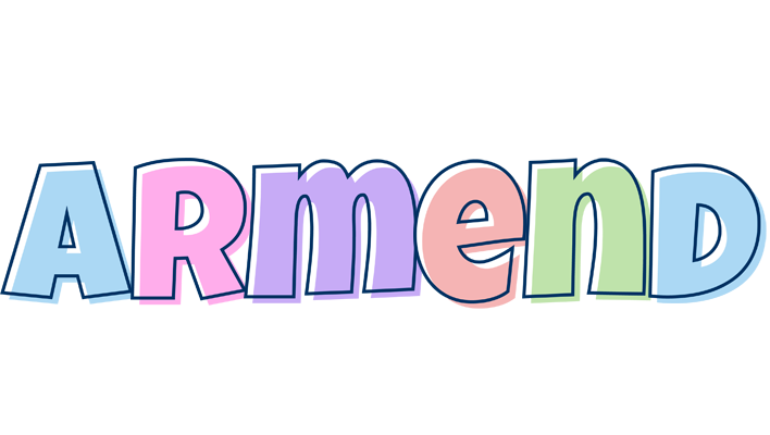 Armend pastel logo